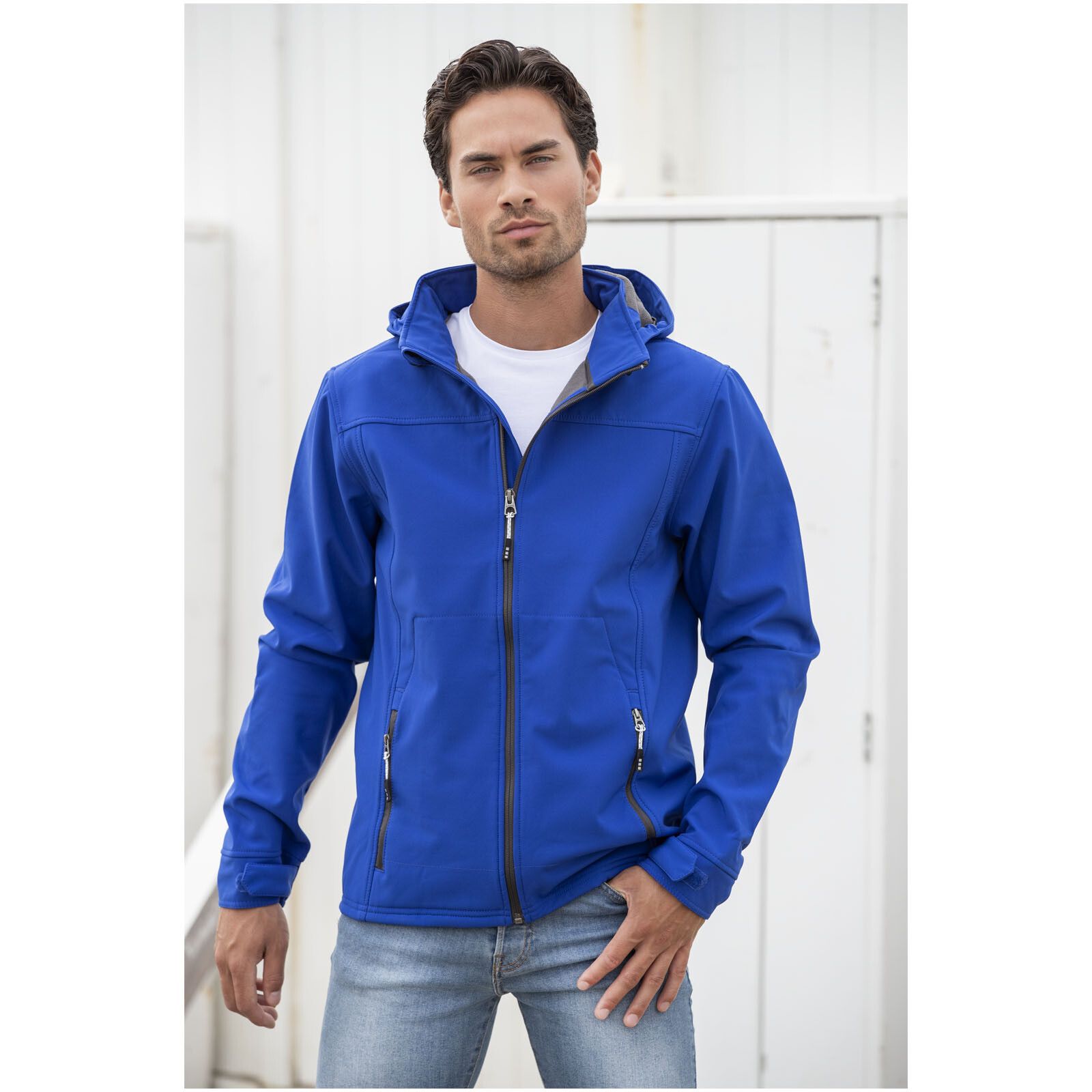 Langley Softshelljacke für Herren - anthrazit - S-170