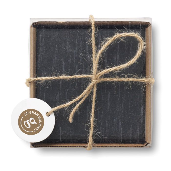 Untersetzer-Set SLATE4 - schwarz-478