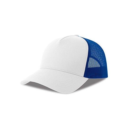 Rapper Cotton-S Cap - white - royal-60