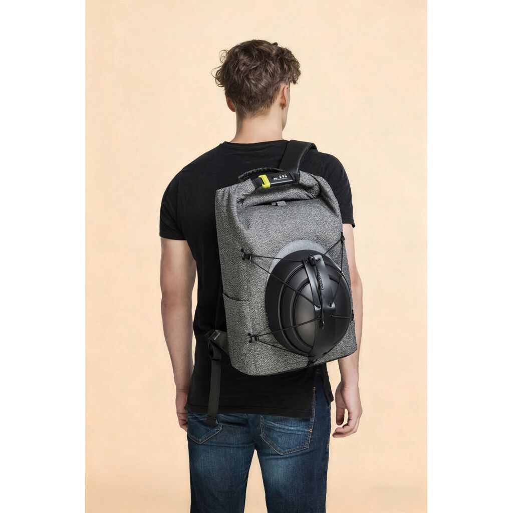 Urban schnitthemmender Anti-Diebstahl-Rucksack - grau-223