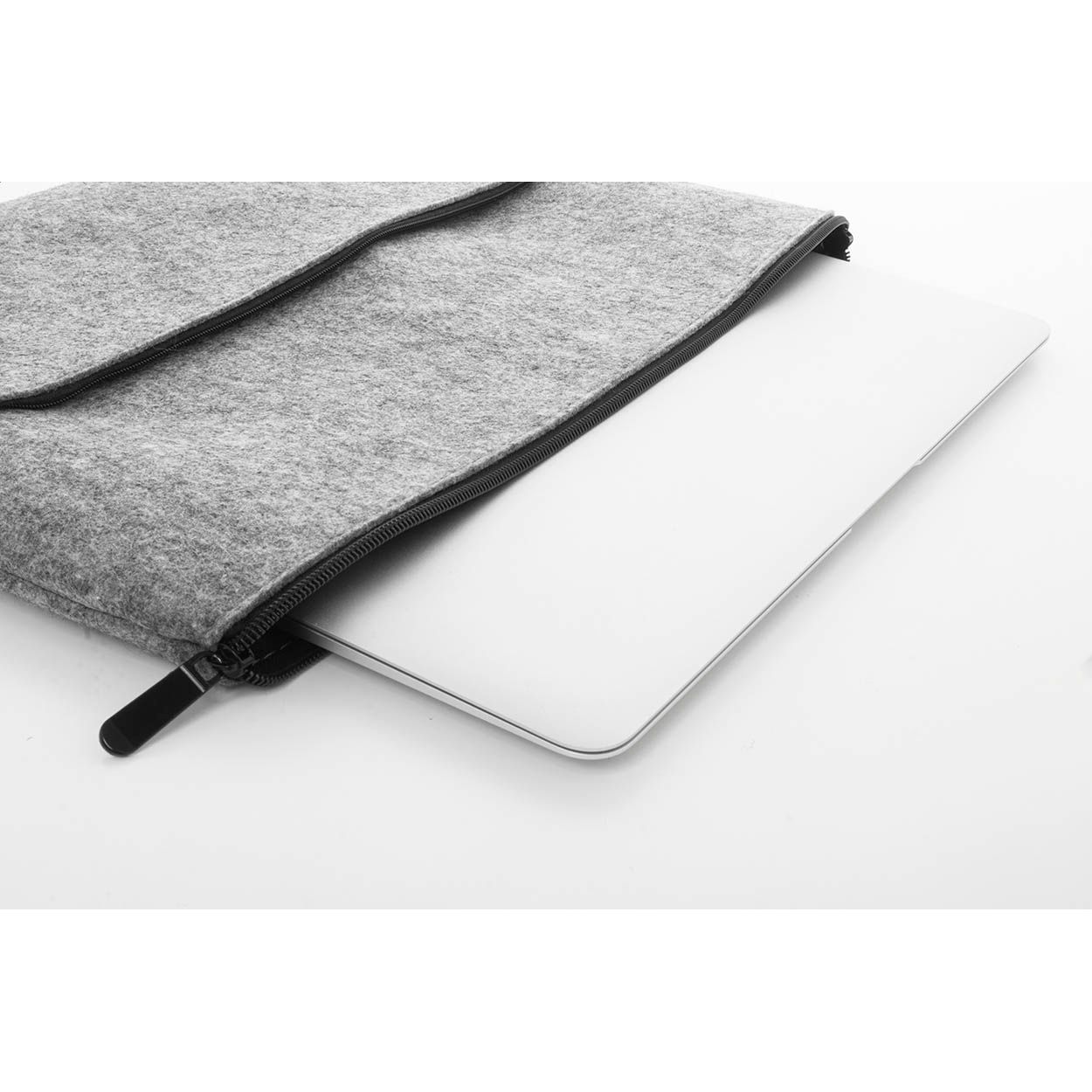 Refelt Comp RPET-Filz-Laptoptasche - grau-398
