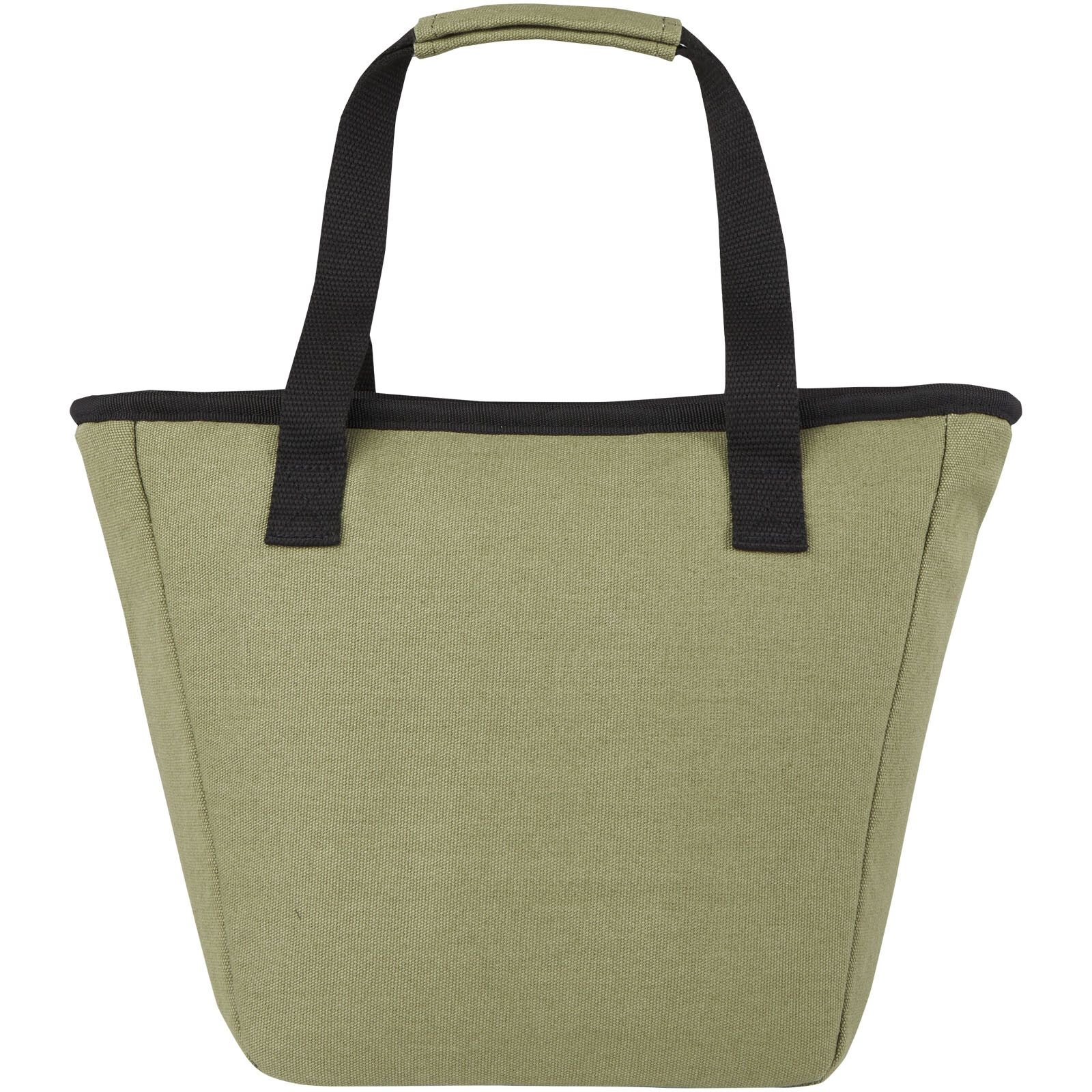 Joey GRS-recycelte Canvas Lunch Kühltasche 6 L für 9 Dosen - olive-423