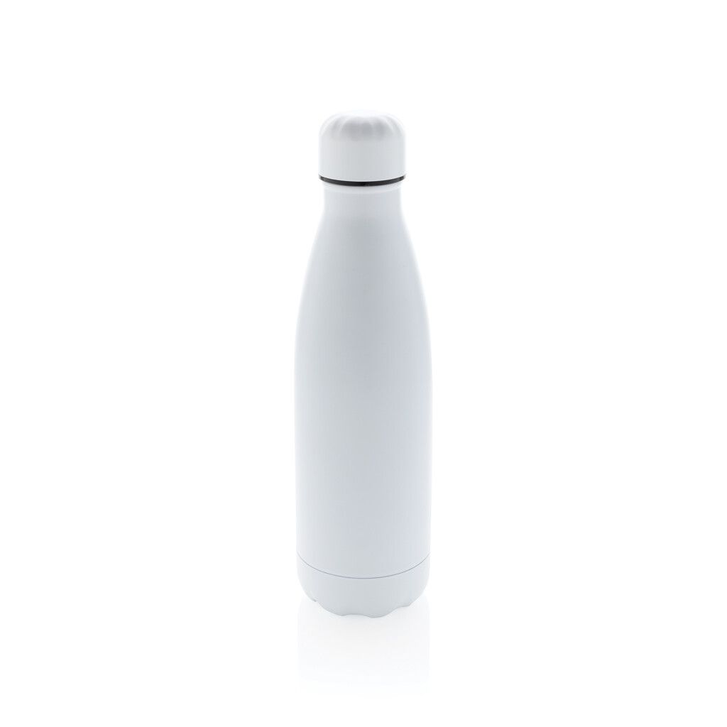 Einfarbige Vakuumisolierte Stainless Steel Flasche - weiß-221