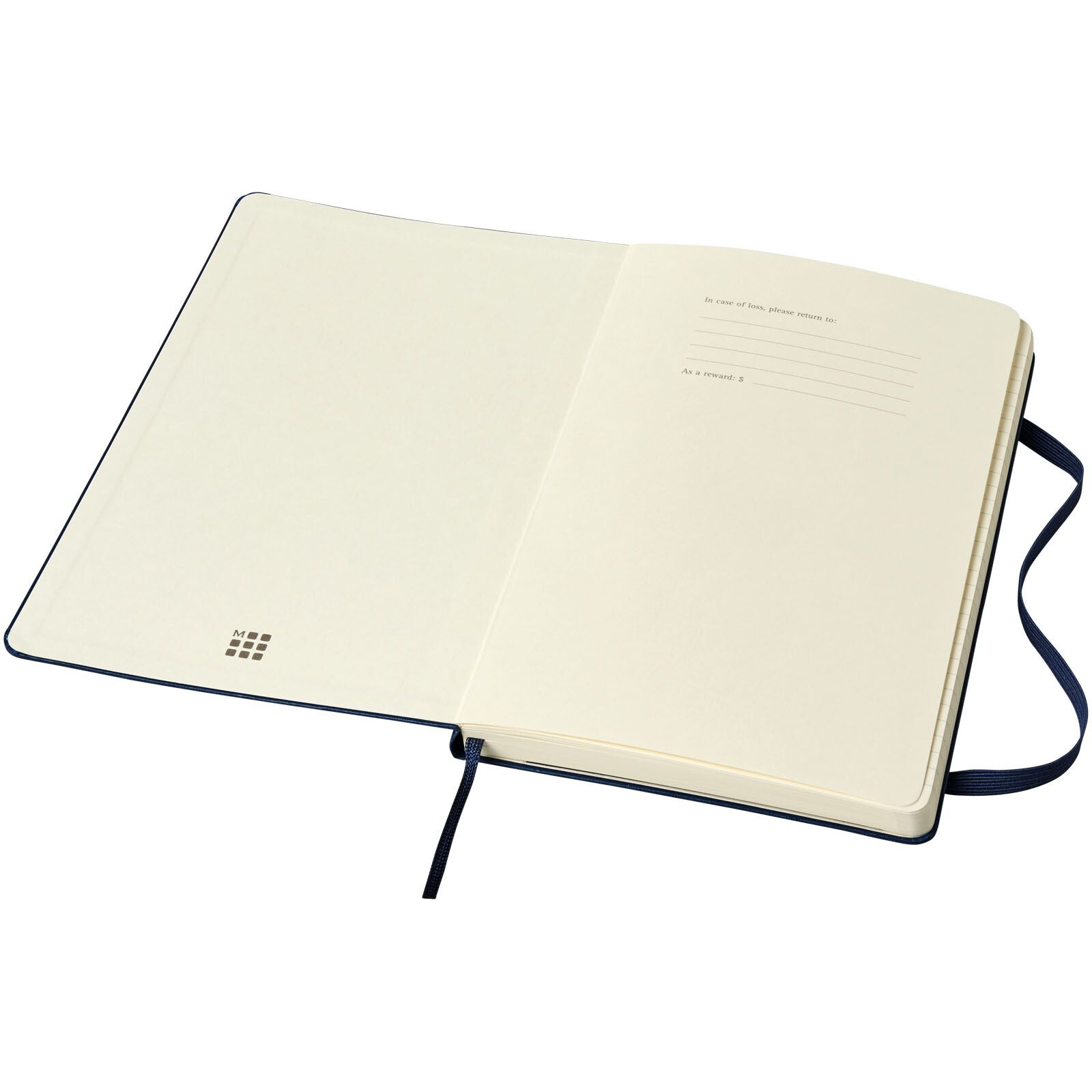 Moleskine Classic Hardcover Notizbuch L – liniert - saphir-813