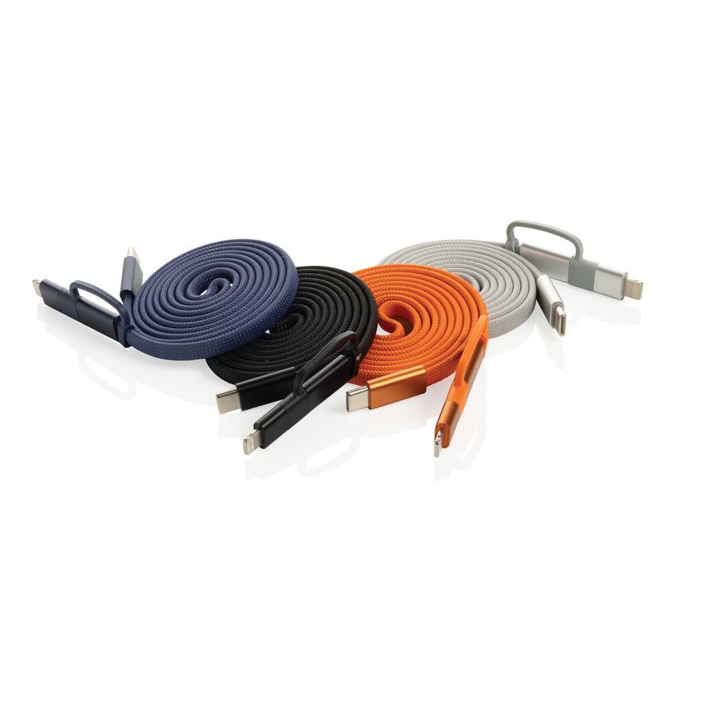 Arc ultradünnes 60W 2-in-1 Magnetkabel - orange-289