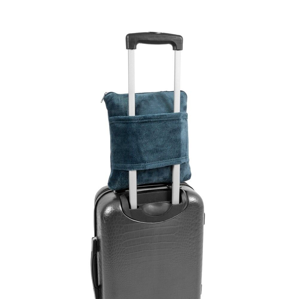 SNUGGY 3-in-1-Set aus Fleece-Gewebe (220 g/m²) ideal für Reisen - blau-339