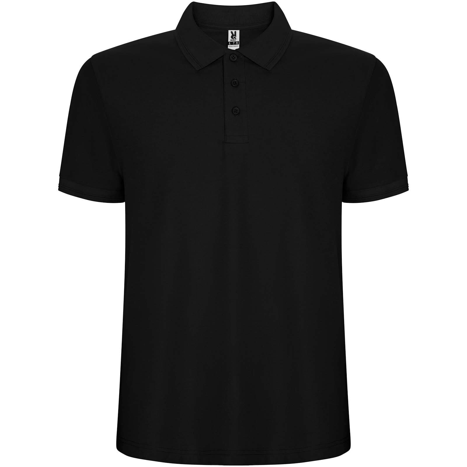 Pegaso Premium Poloshirt für Herren - schwarz - 2XL-377