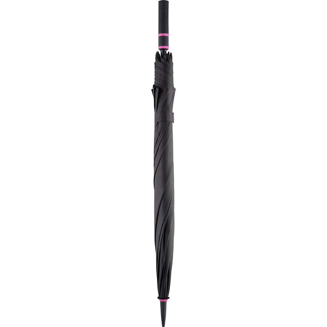 AC-Gästeschirm FARE® Style Ø130 cm - schwarz - magenta-515