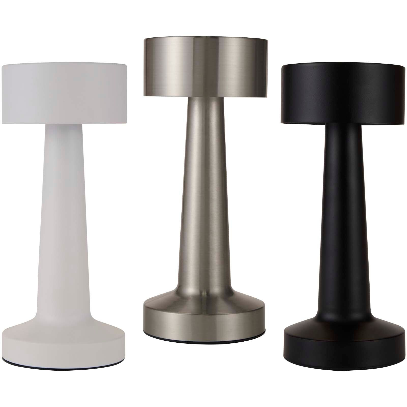 Aludra Wiederaufladbare dimmbare Tischlampe mit 3 Lichtmodi - silber-739