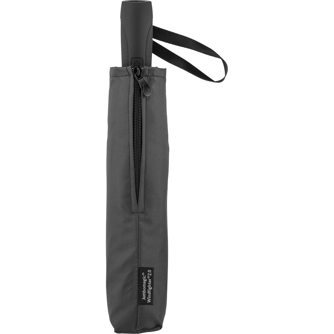 AOC-Gäste-Taschenschirm Jumbomagic® Windfighter® 2.0 mit waterSAVE® Bezug Ø123 cm - schwarz-554