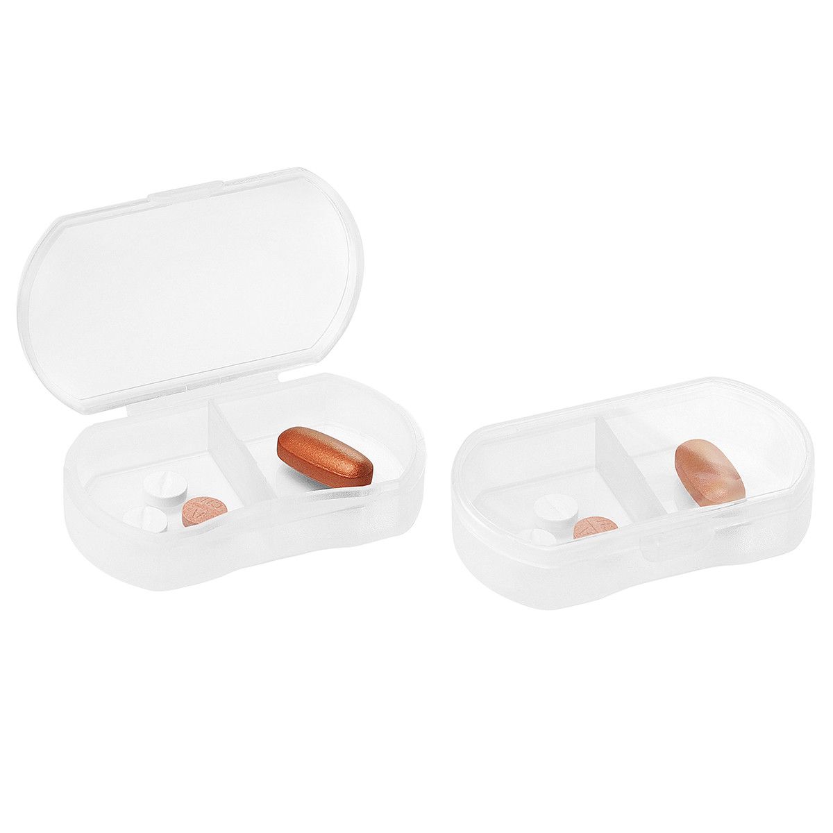 Pillendose Epsilon - gefrostet glasklar-926