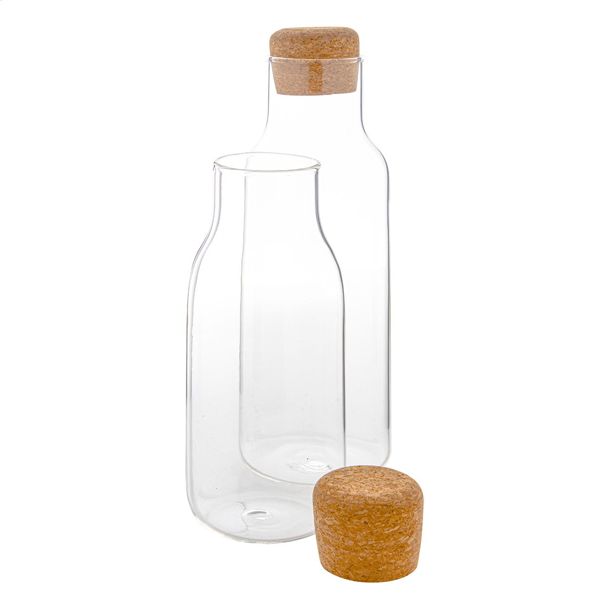 Wasserkaraffe Molokai XL - transparent - natur-594