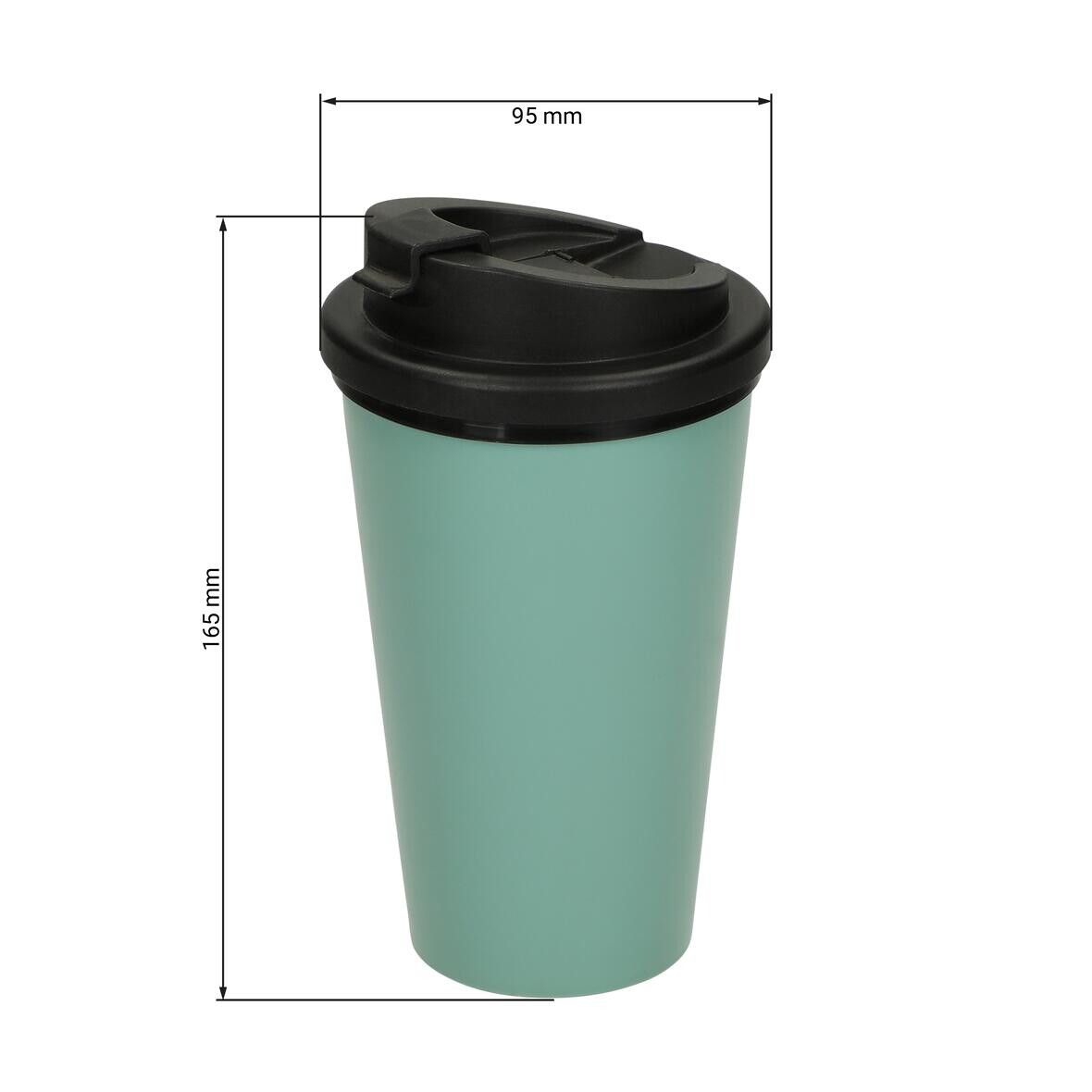 Bio-Kaffeebecher Premium Deluxe 350 ml - flieder-268
