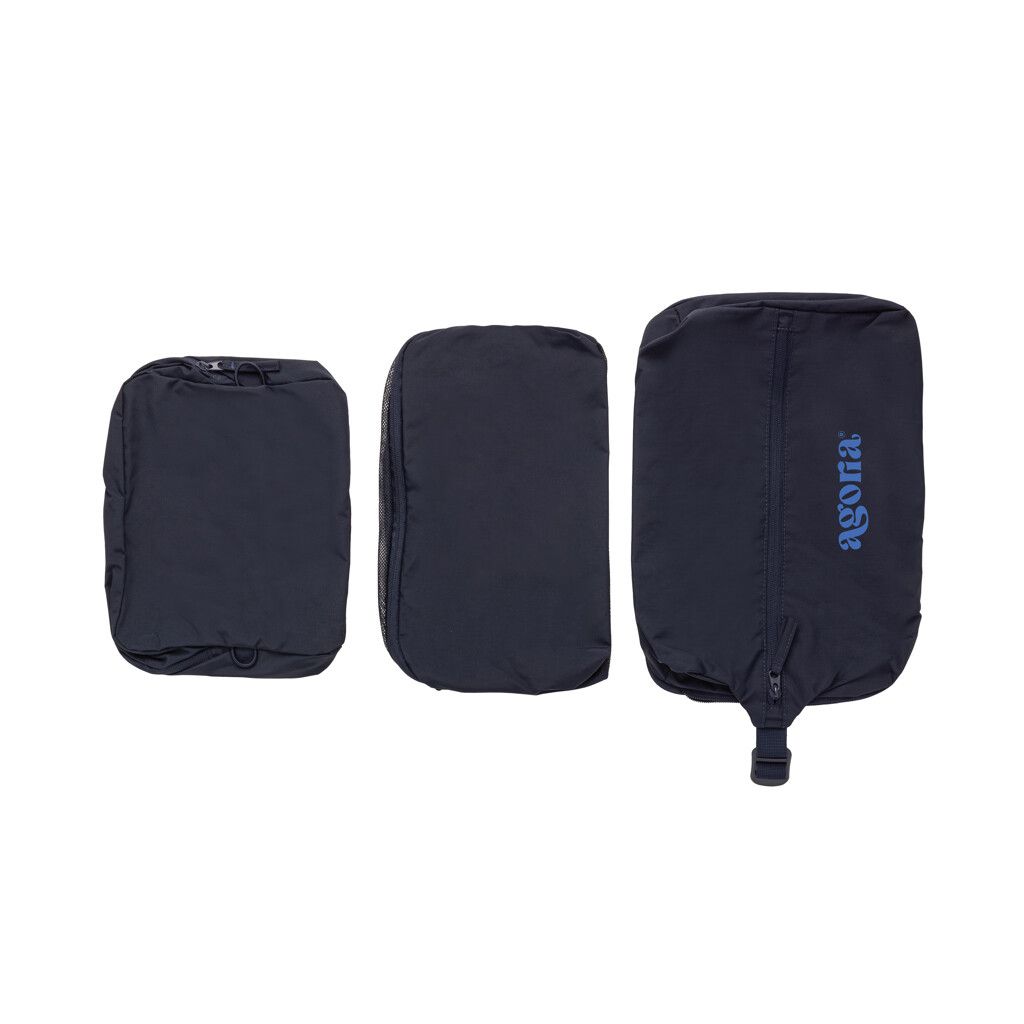 KENTO URBAN Packing Cube Set aus RCS recyceltem Nylon - navy blau-527
