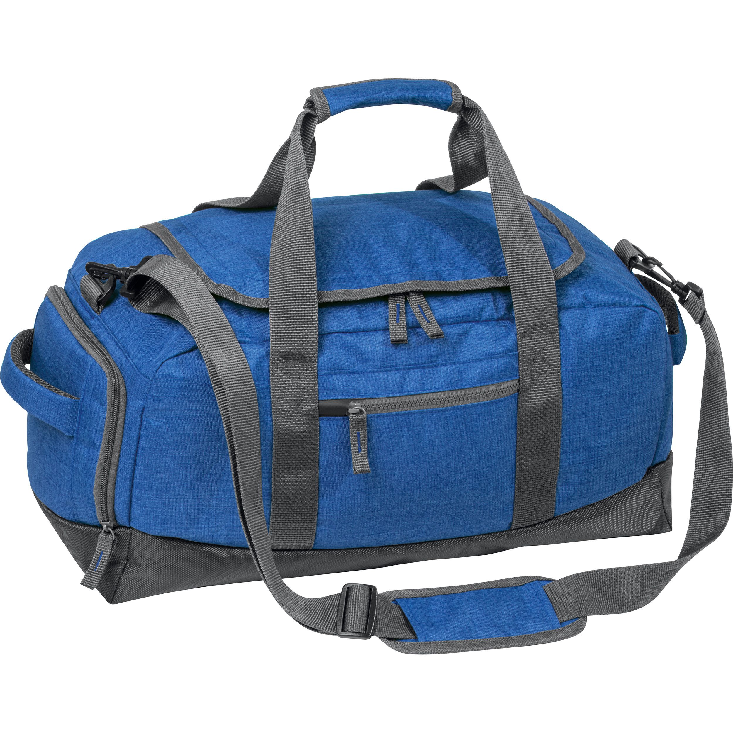 Hochwertige Sporttasche aus Polyester - blau-982