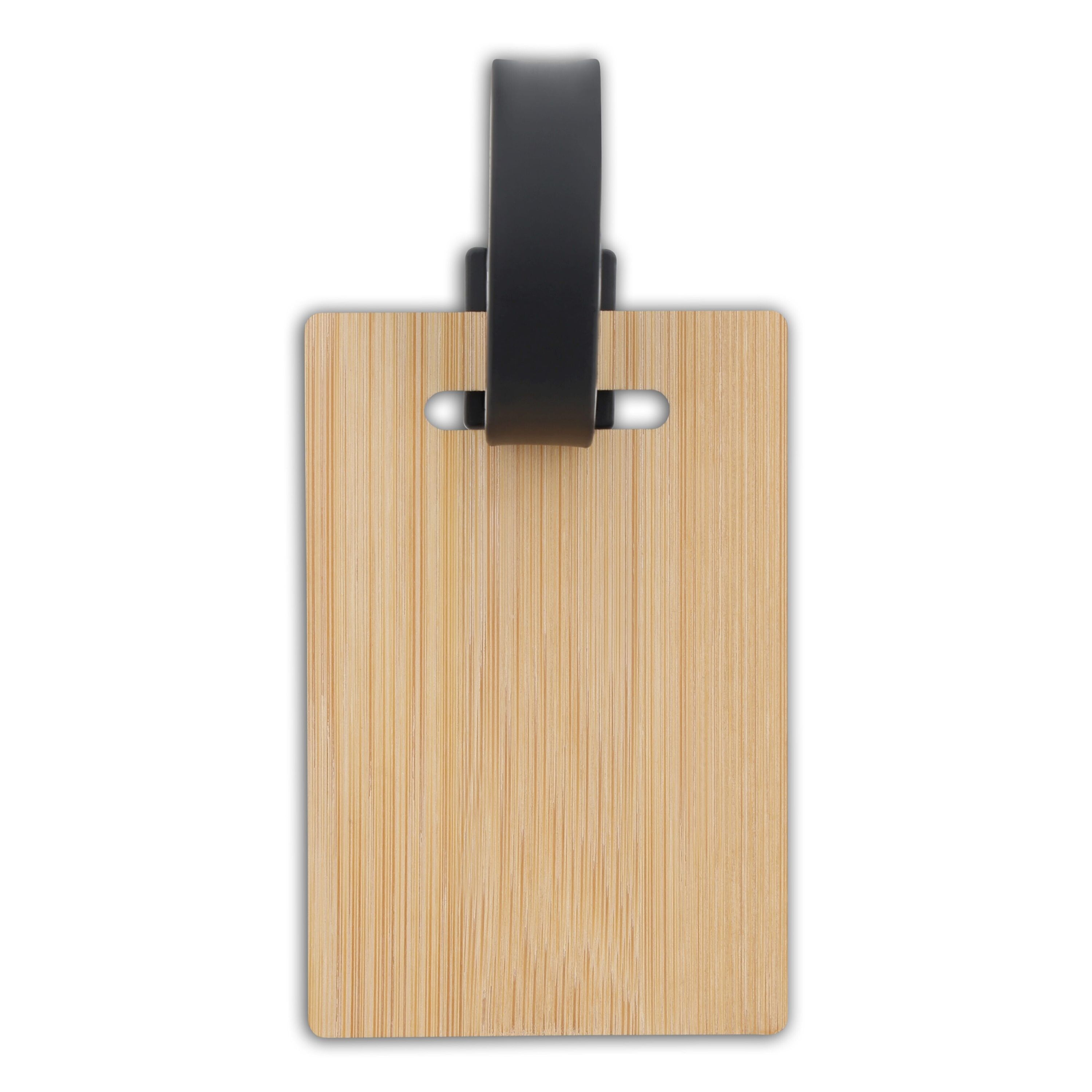 Kofferanhänger aus Bambus - natur-838