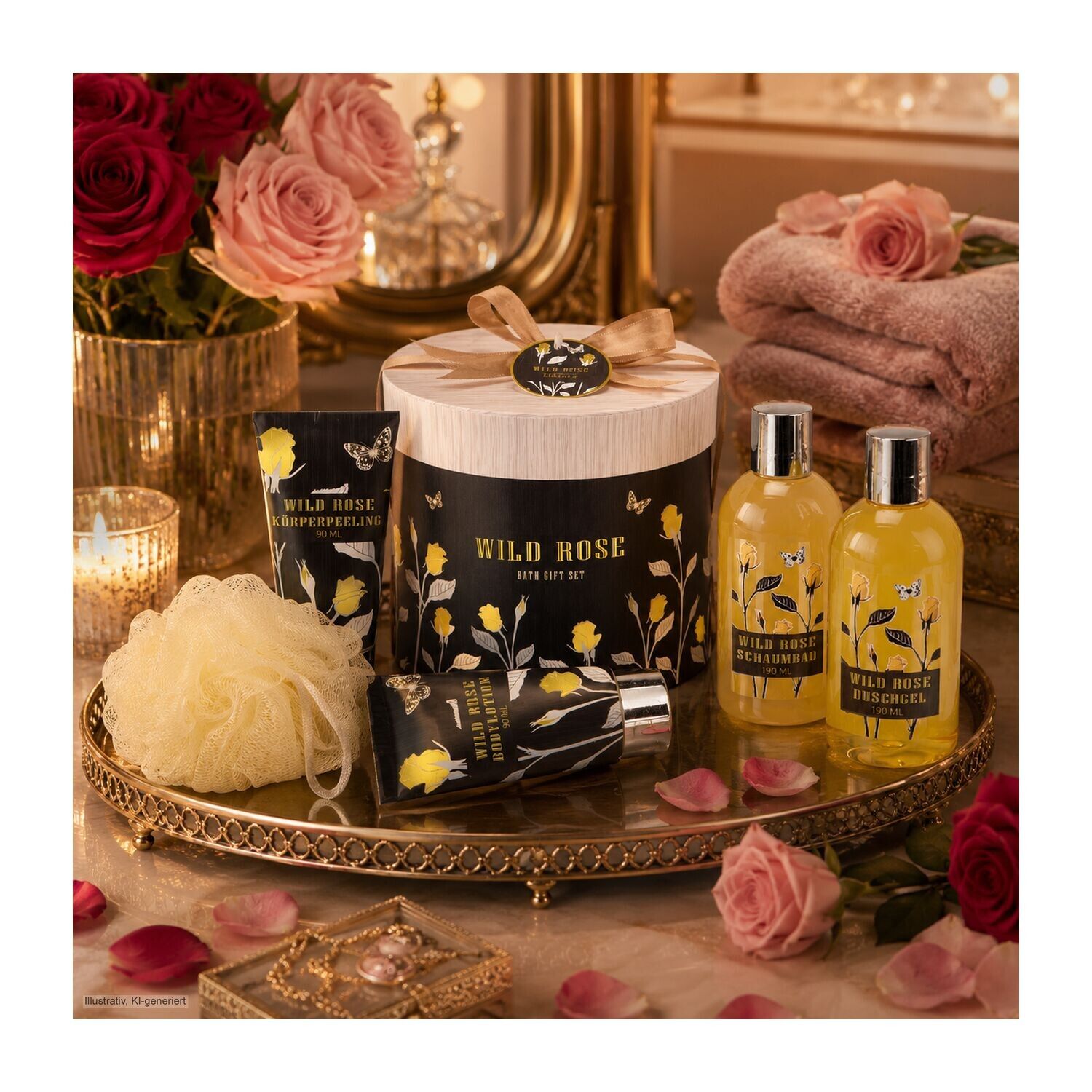 Wellness-Geschenkset: Wild Rose-236