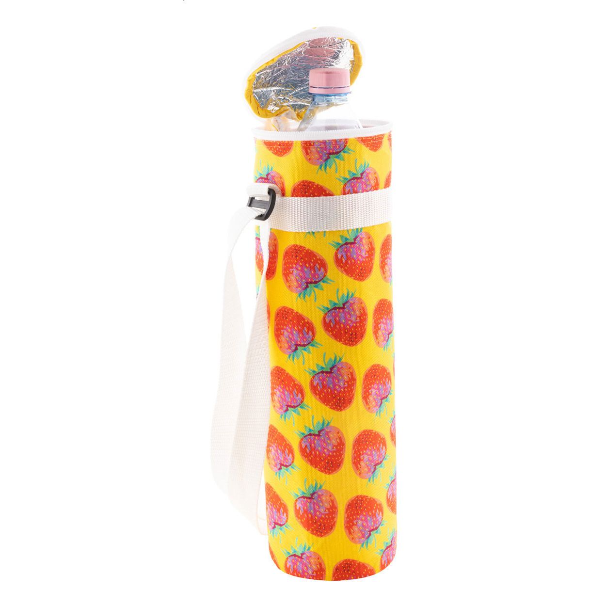CreaCool Aqua custom bottle cooler bag - weiß-749