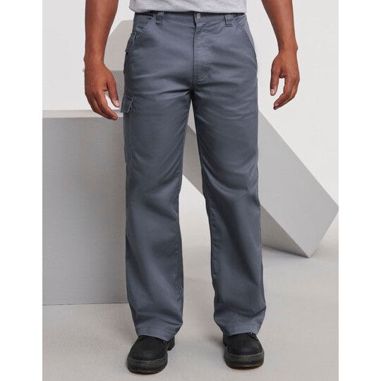 Workwear Polycotton Twill Trousers - french navy-523