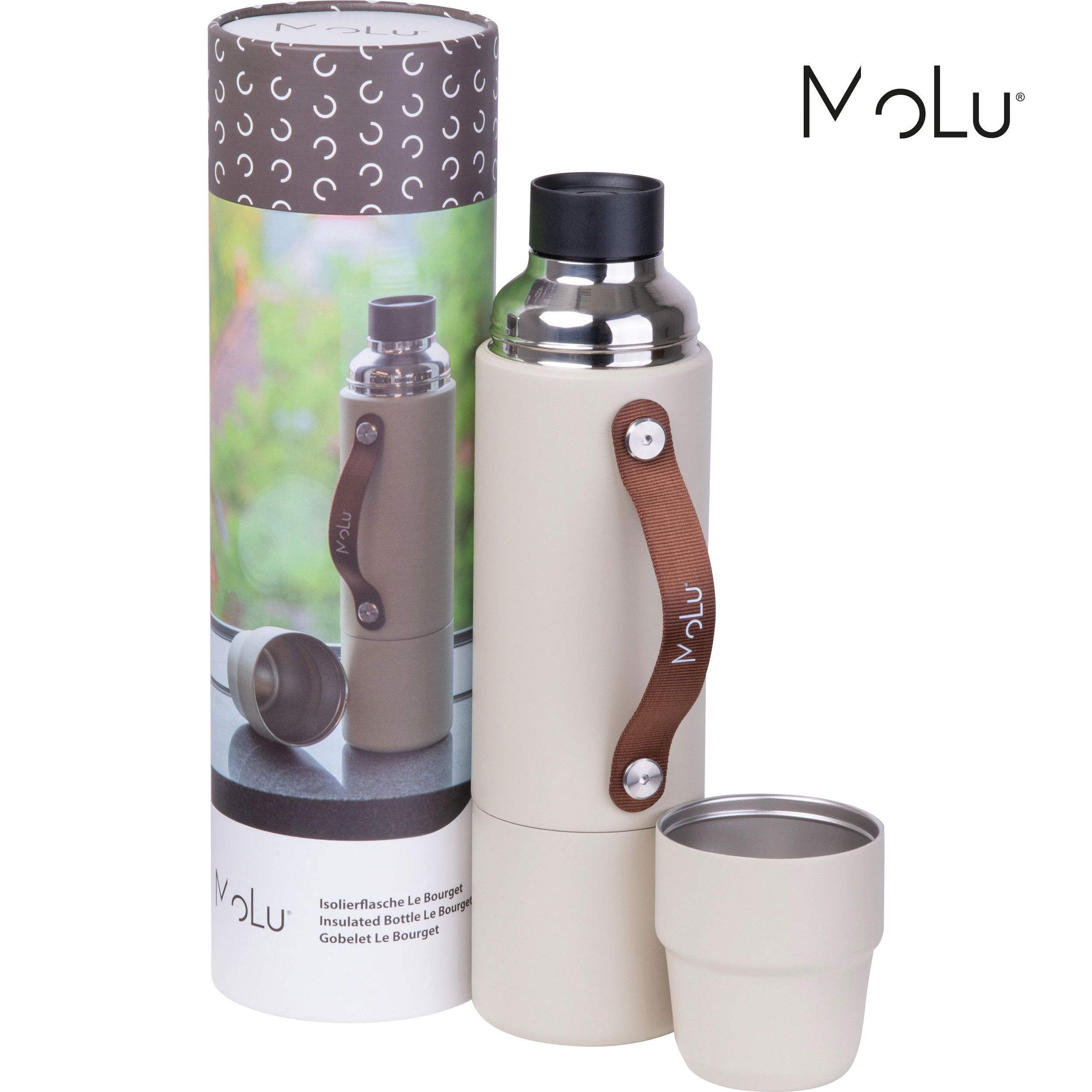 MoLu Isolierflasche Le Bourget - beige-593