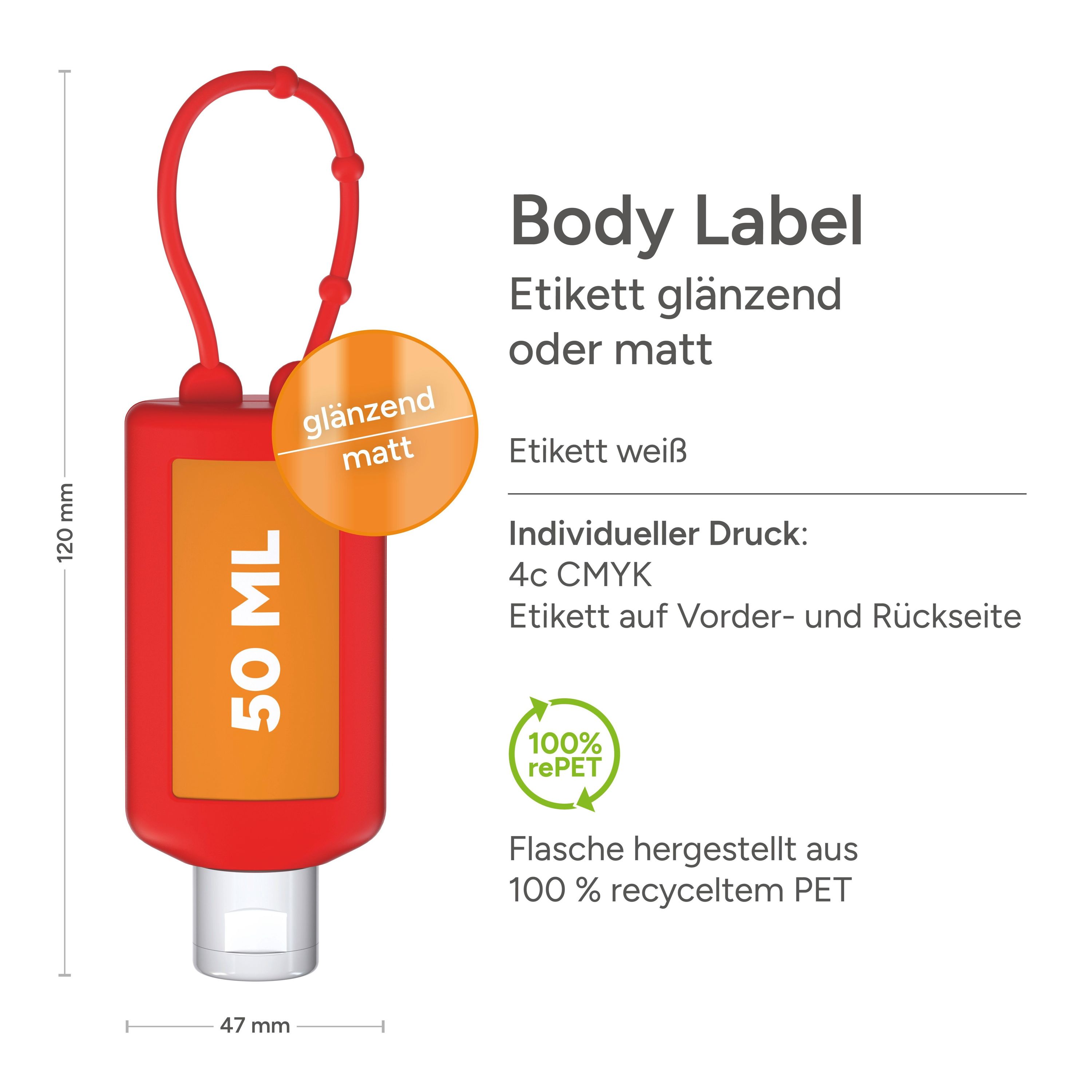 50 ml Bumper Duschgel Ingwer-Limette Body Label-945