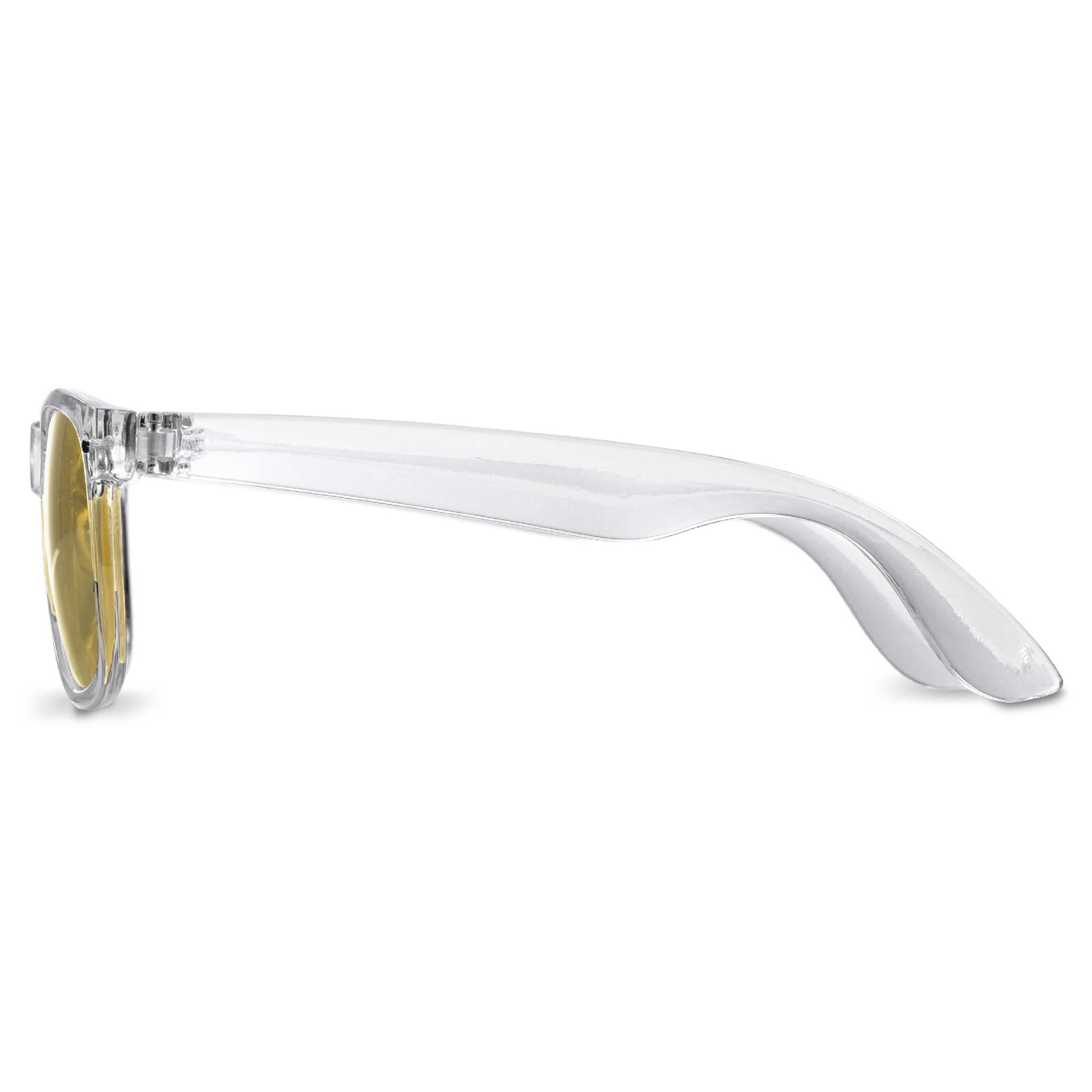 Sonnenbrille Bradley transparent UV400 - transparent  -  orange-311