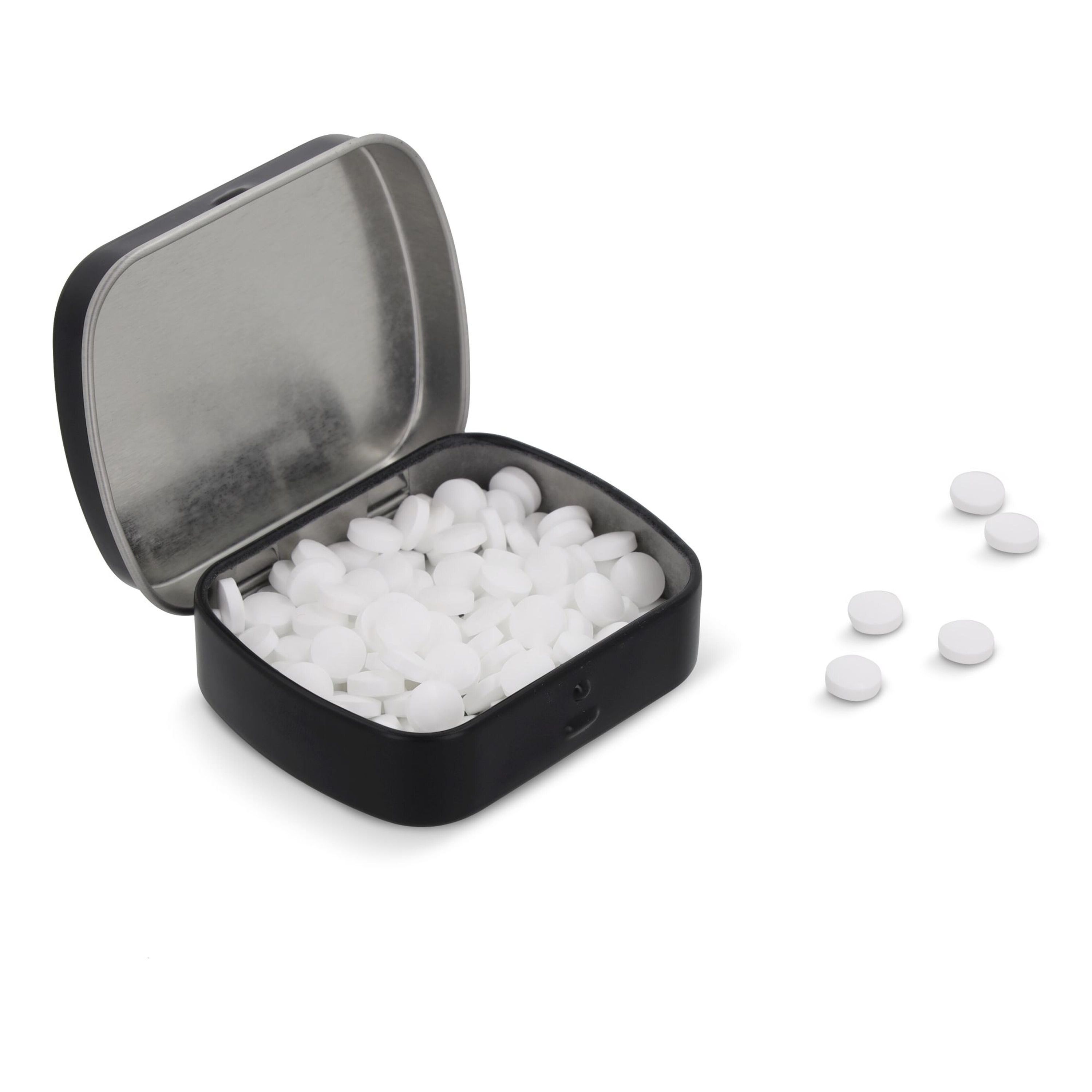 Mini-Pfefferminzdose - schwarz-580