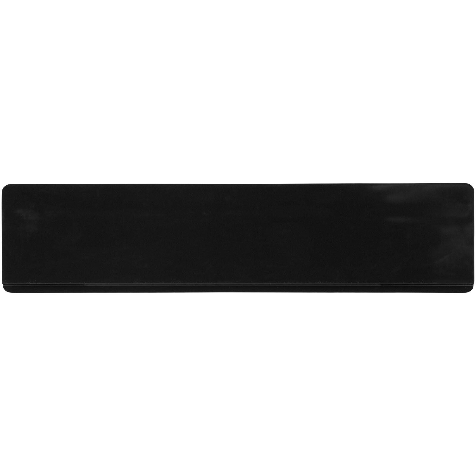 Terran 15 cm Lineal aus 100 % recyceltem Kunststoff - schwarz-113
