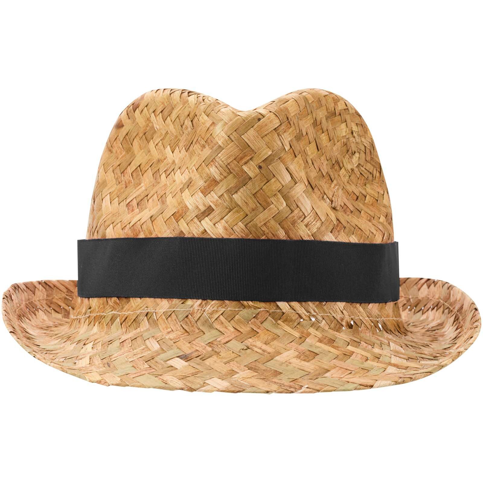 Pricus Strohhut - schwarz -  natur - 0-79
