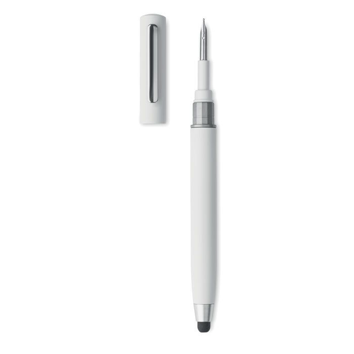 Kuli mit Reinigungs-Set CLEANPEN - weiß-969