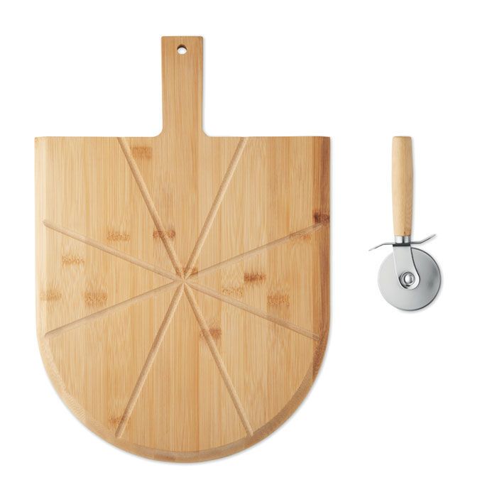 Pizza-Set Bambus NAPOLITANA - holz-190