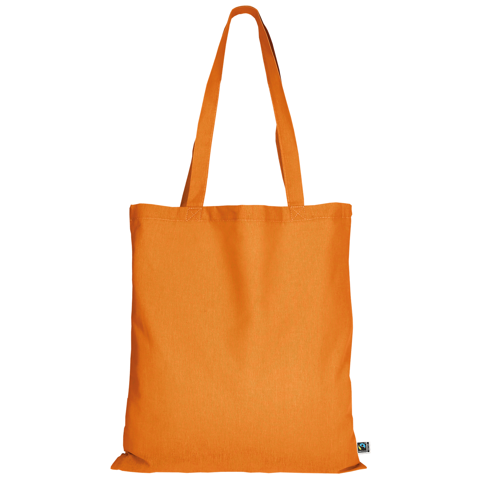Einkaufstasche Fairtrade-Baumwolle - lange Henkel - mandarin-839