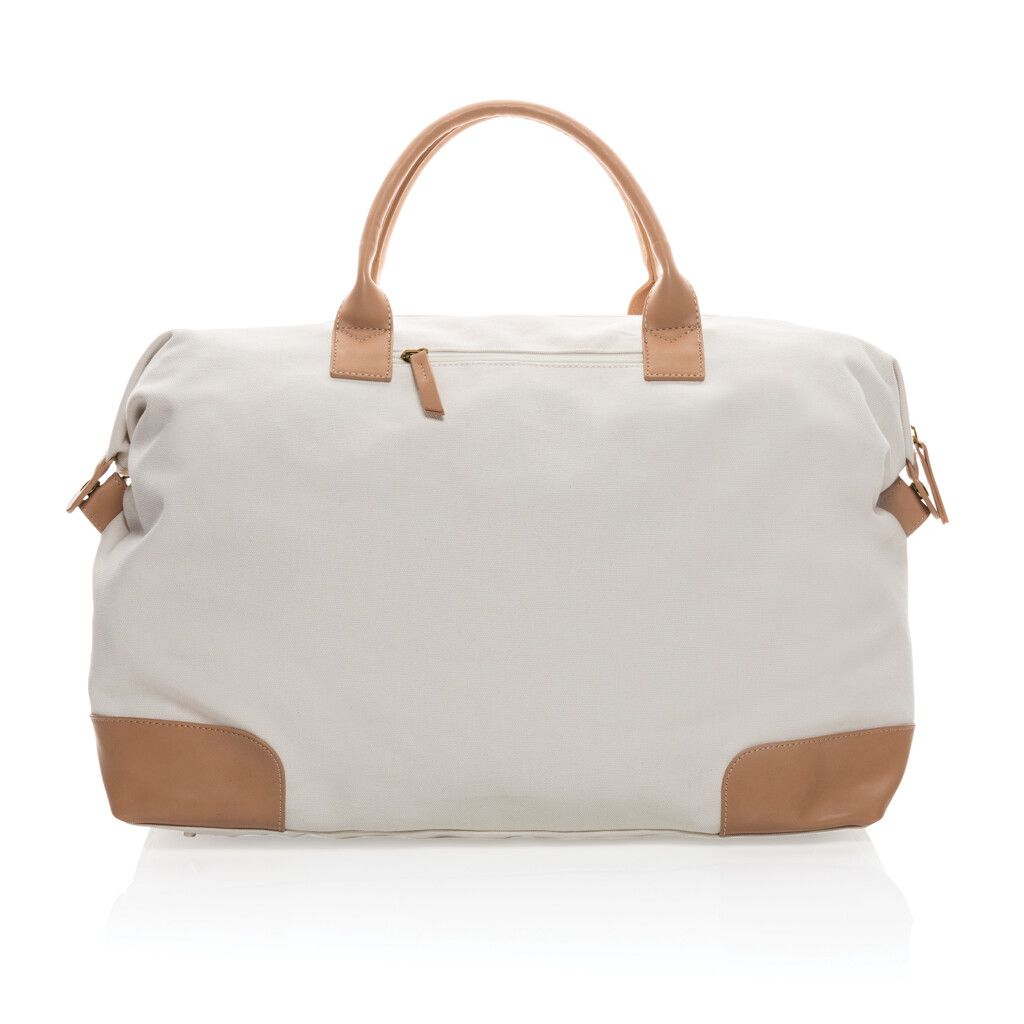 Impact AWARE™ 16 oz. rCanvas große Wochenendtasche - off white-952