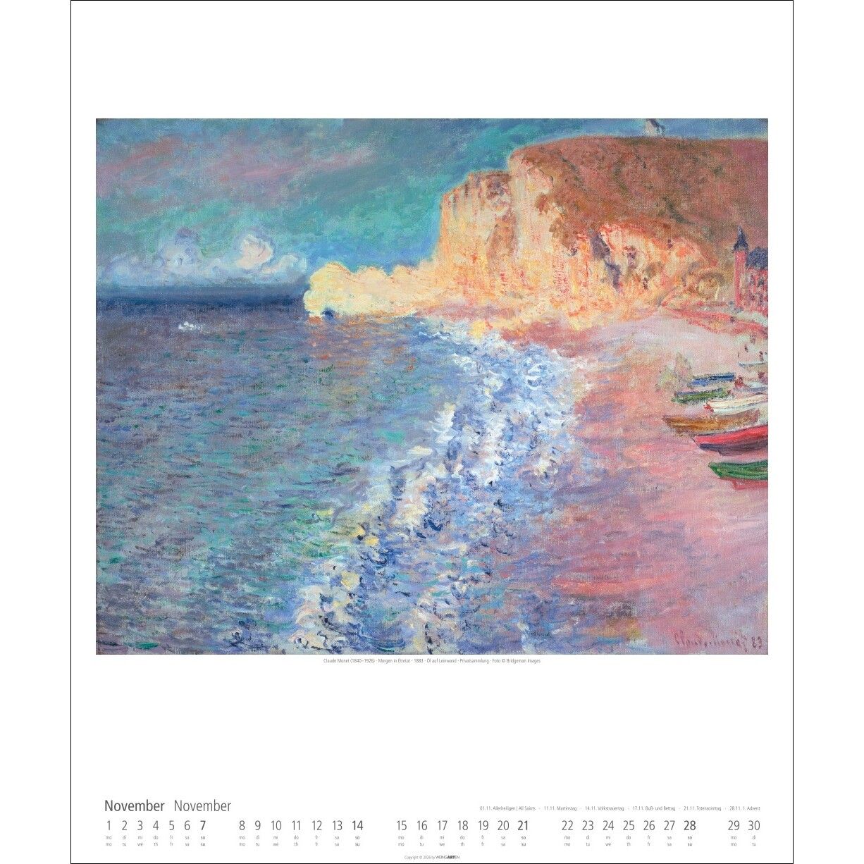 Claude Monet - Kunst & Kultur Kalender-216