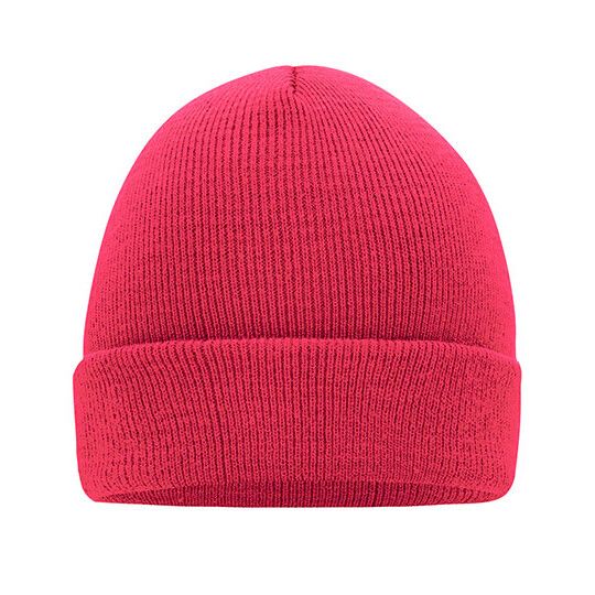 Knitted Cap - bright pink-14