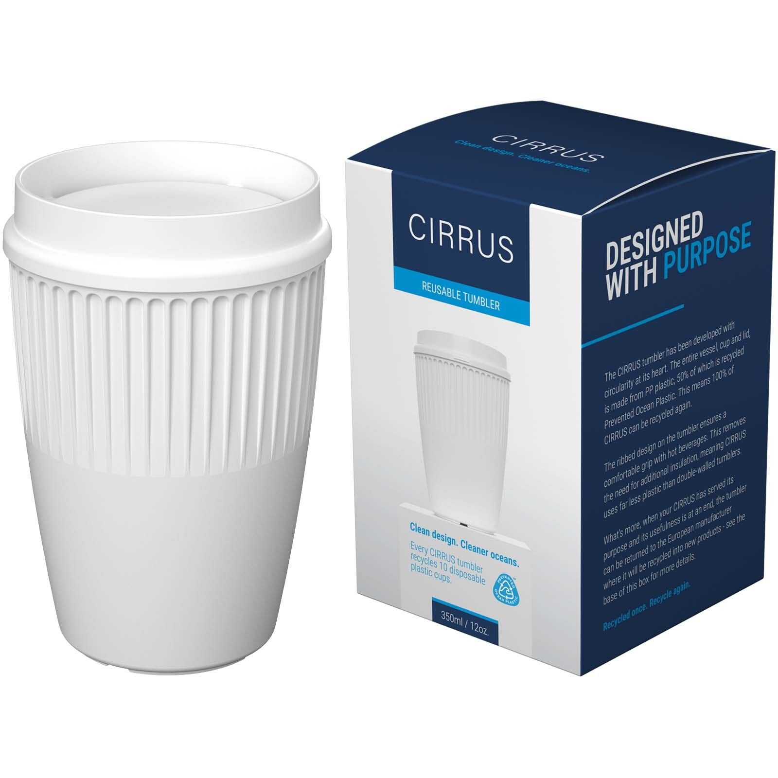 Cirrus POP 350 ml Becher mit 360°-Deckel - weiss-528
