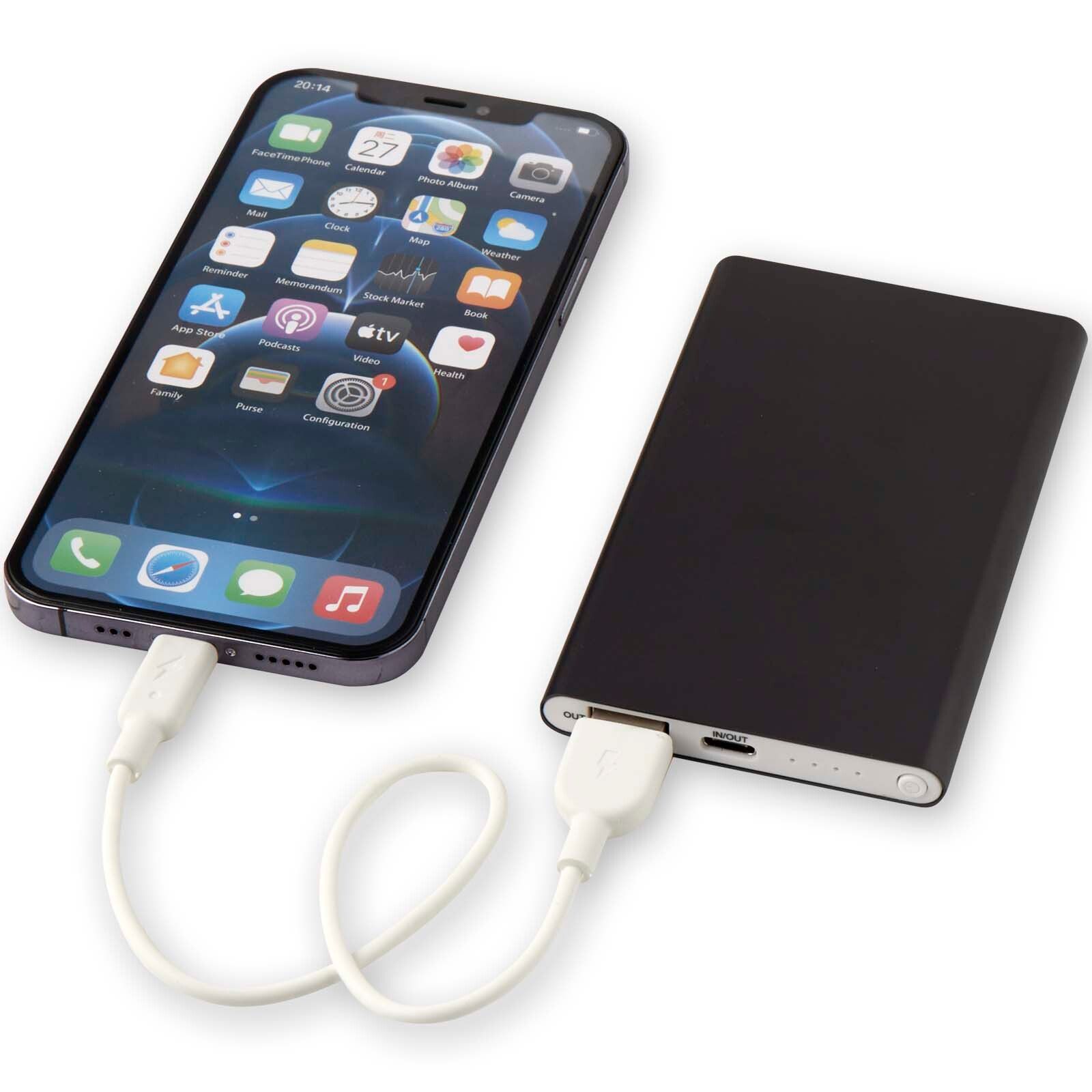 Pep 4000 mAh Type-C Powerbank aus recyceltem Aluminium  - titan-511