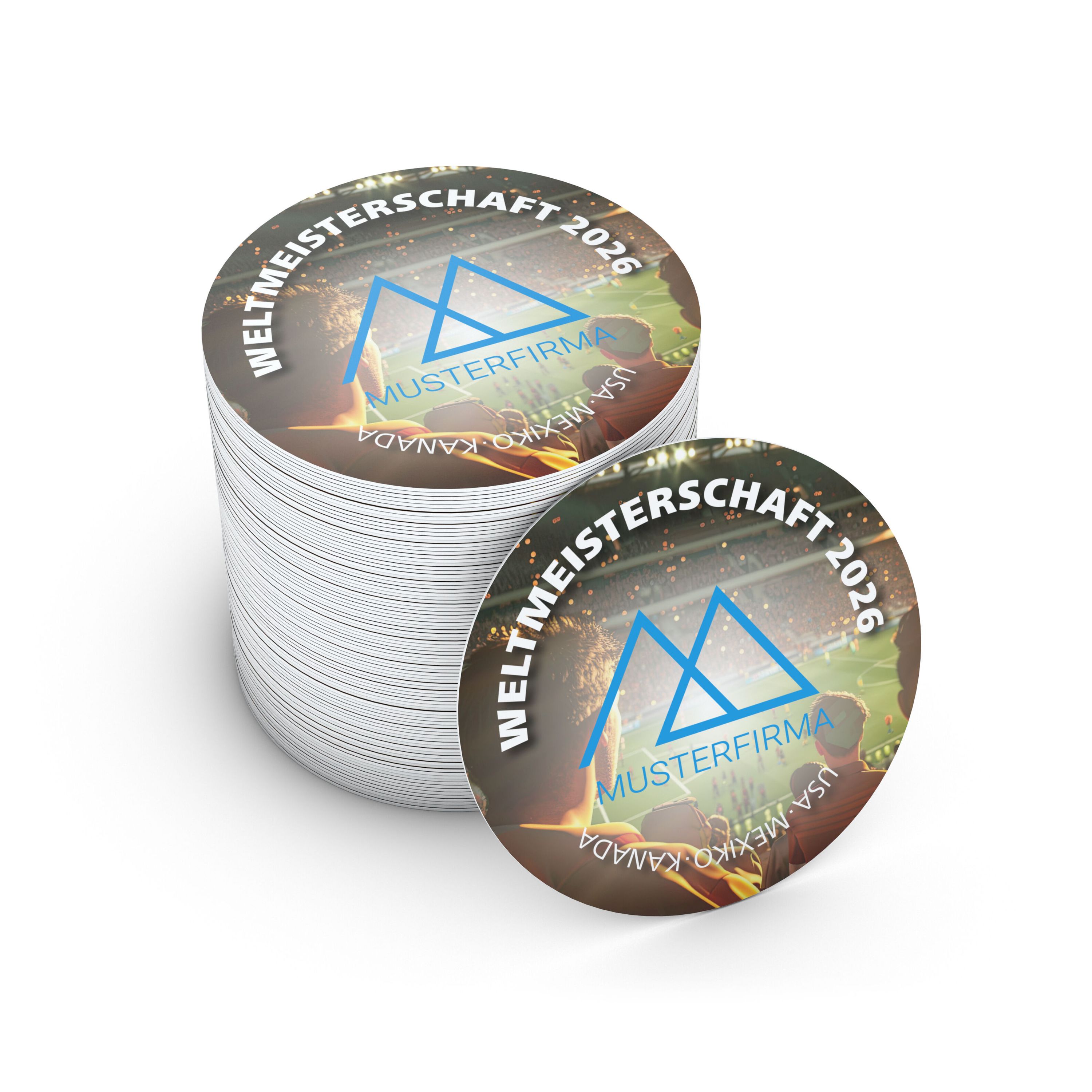 WM-Bierdeckel, rund, „Stadionemotion“-403