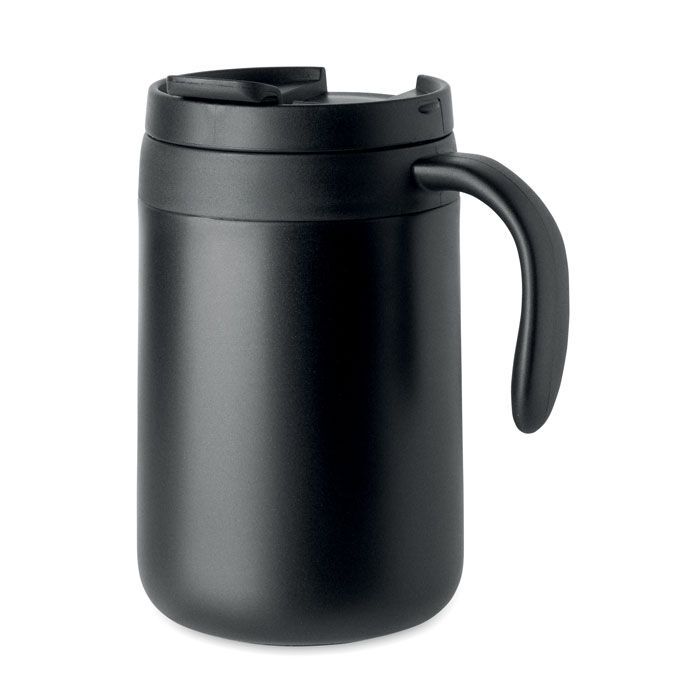 Doppelwandiger Becher & Filter CAFETITO - schwarz-518