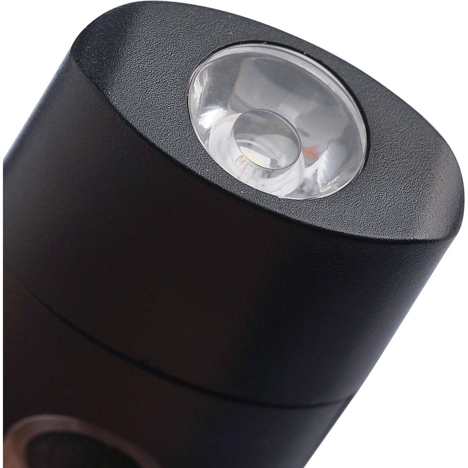 Recycelte ABS Mini-Taschenlampe Zai - schwarz-564