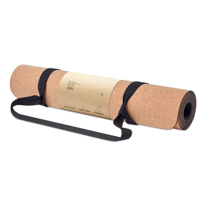 Yoga Matte Kork SAVASANA - beige-234