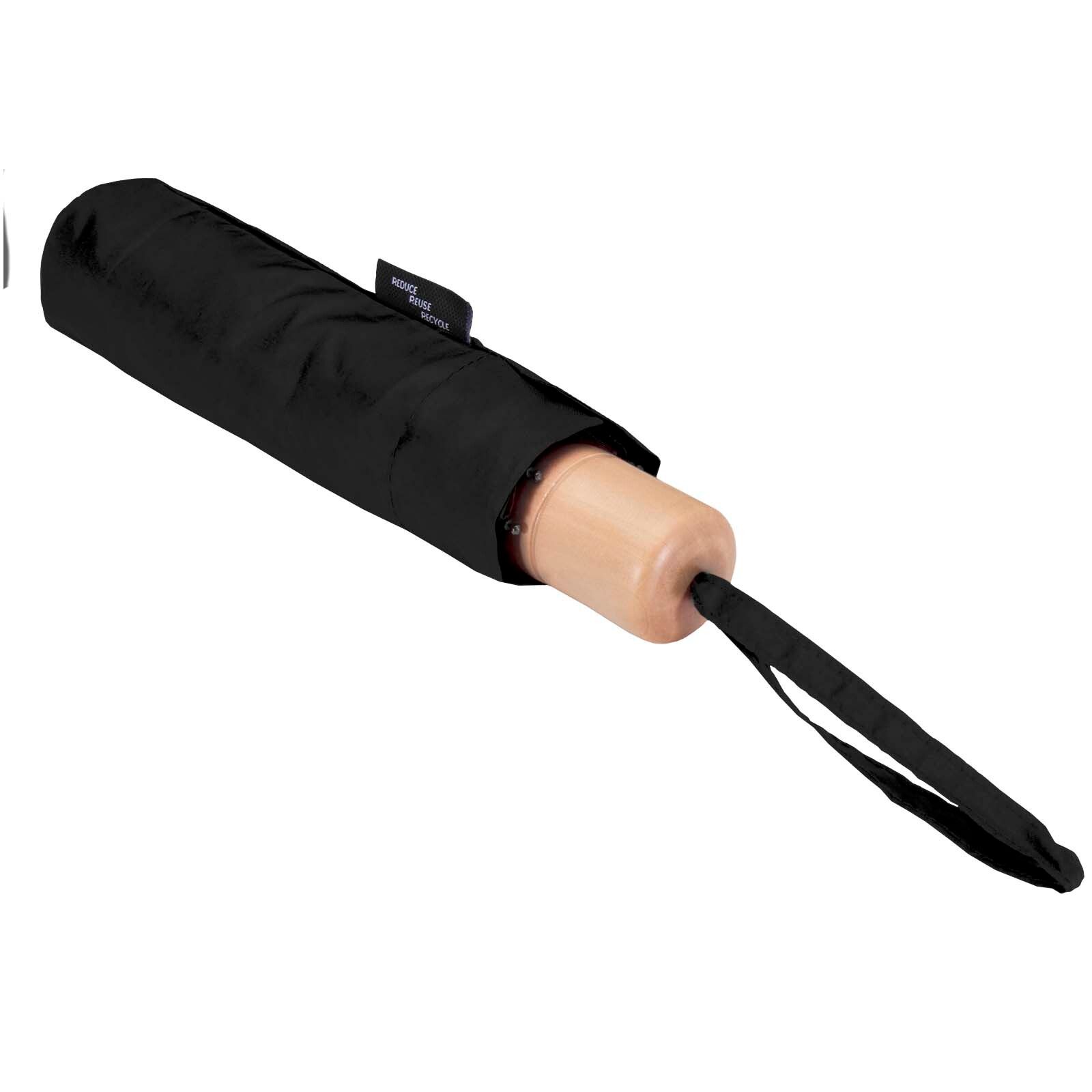 Dane 21" RPET Regenschirm - schwarz-995