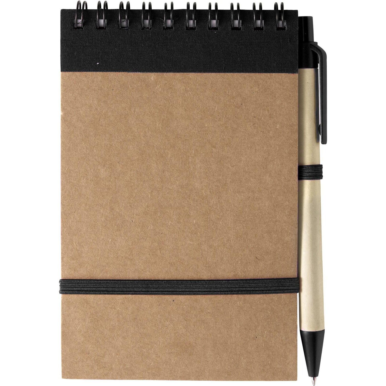 Notizbuch aus recyceltem Karton Emory - schwarz-23