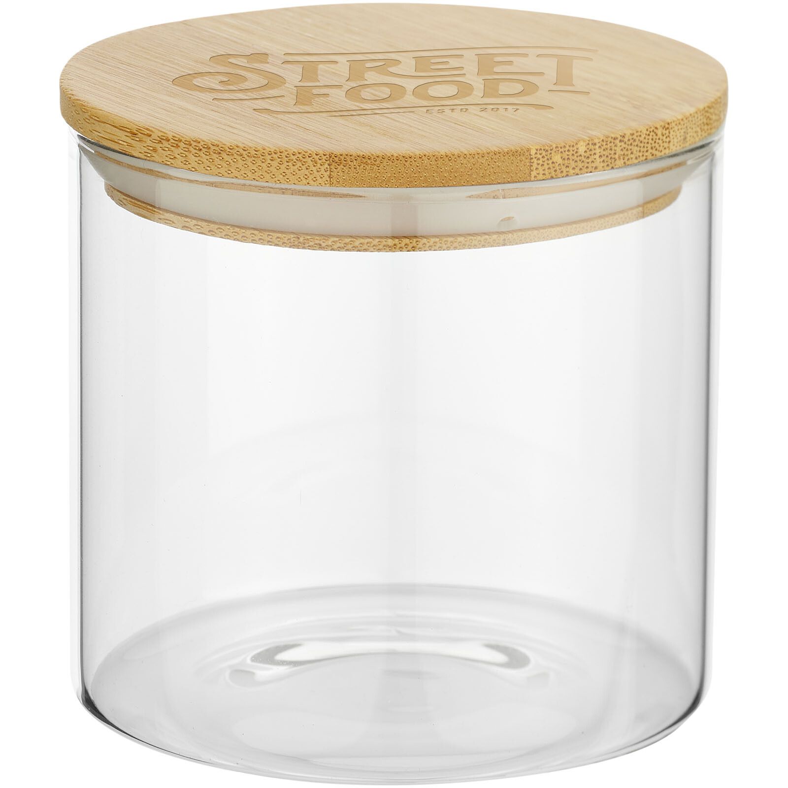 Boley 320 ml Glasbehälter für Lebensmittel - natural -  transparent-463