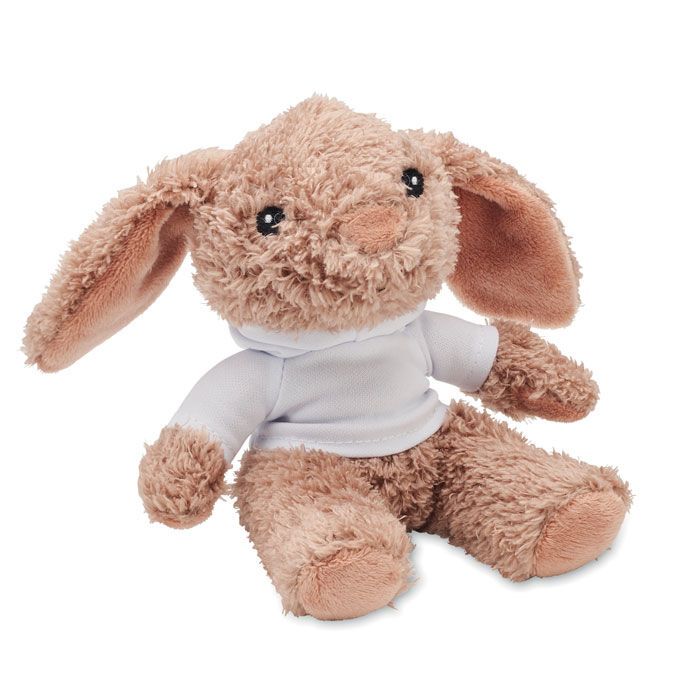 Plüsch-Hase mit Hoody BUNNY - weiß-175