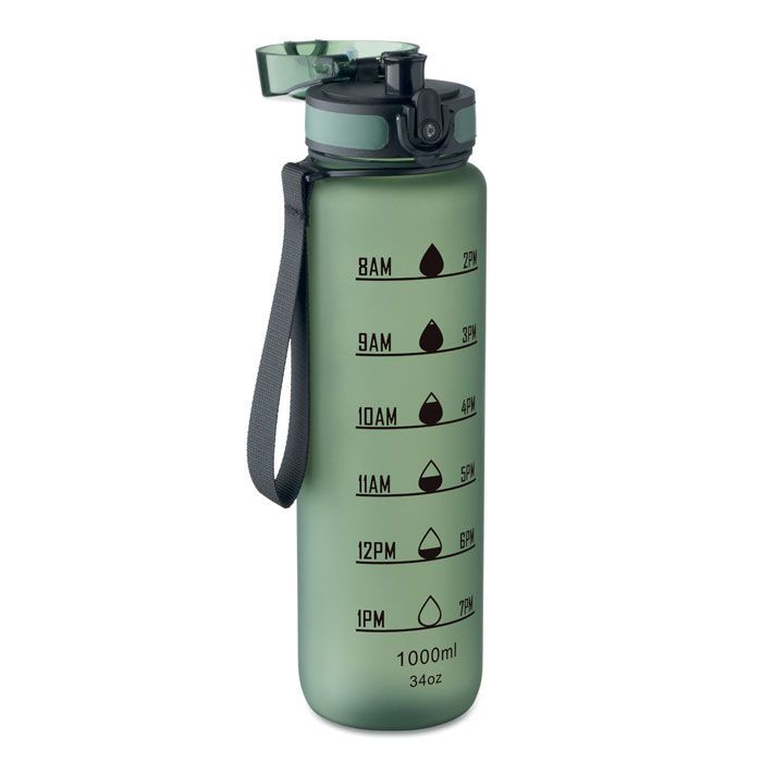 Sport-Trinkflasche RPET 1L ISFORDEN MARK - dunkelgrün-168