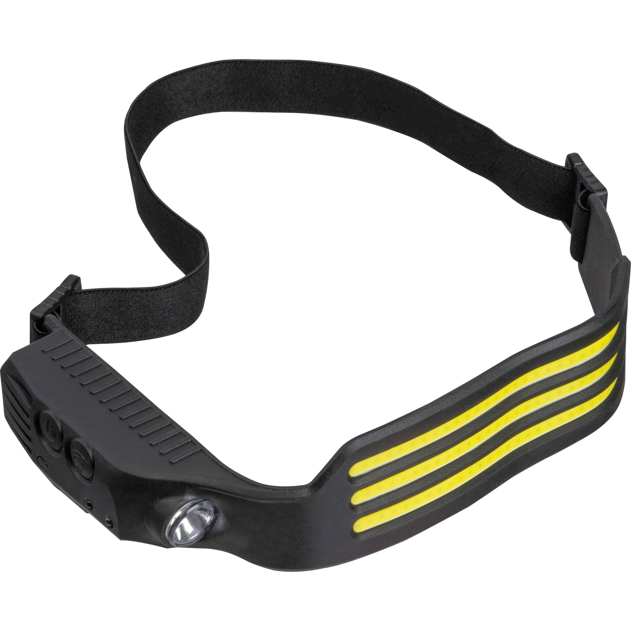 Stirnlampe mit COB Leuchten  - schwarz-902