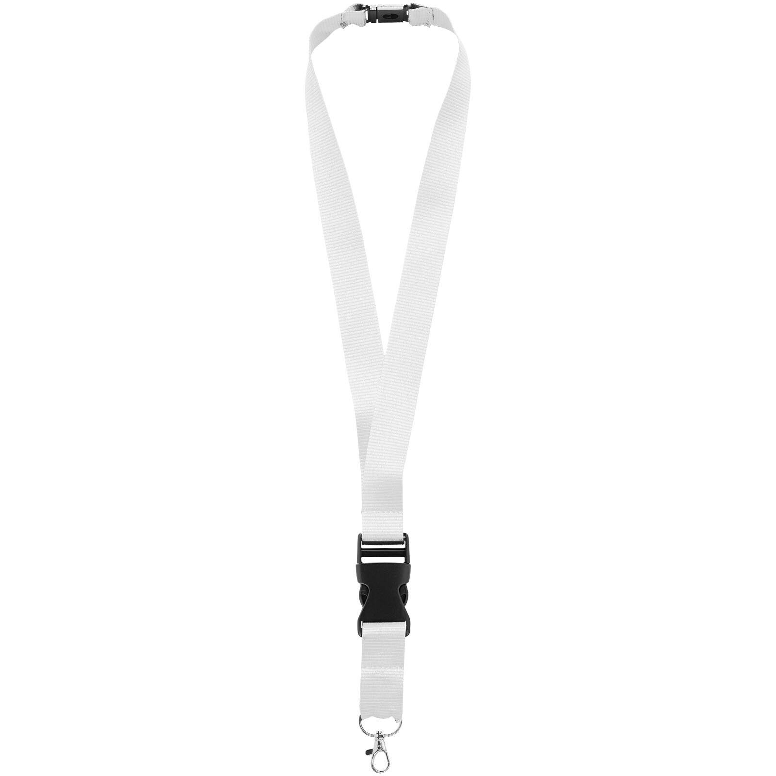Yogi Lanyard mit Sicherheitsverschluss - weiss-644