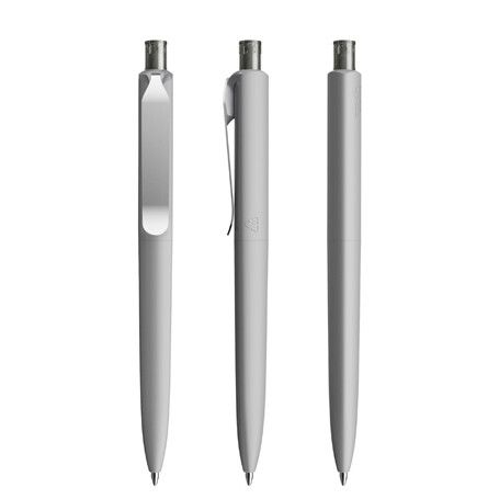 prodir DS8 Soft Touch PSR Push Kugelschreiber Metall-Clip - delfingrau-917