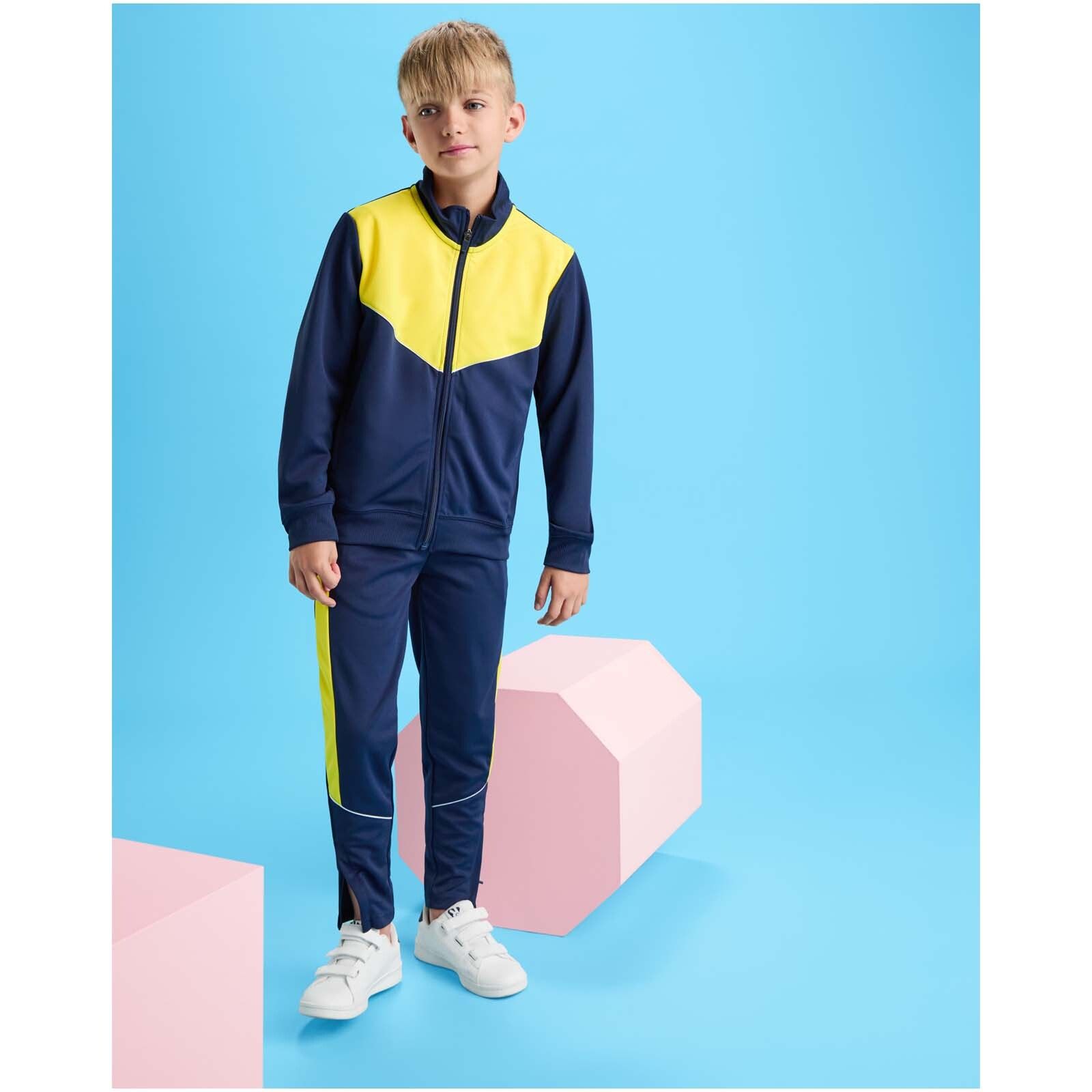 Evans Trainingsanzug für Kinder - schwarz -  rot-631